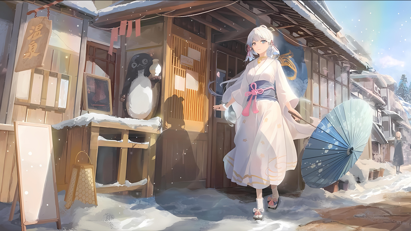 Wallpaper_pic: Ayaka Thousand Snow